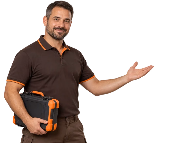 Pest control professional
